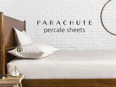 The cotton is harvested from Egypt and shipped to Portugal where the bedsheet is crafted in the Guimaraes region of Portugal in a mill that has been run for generations; this is a special unique feature that you can boast. . Parachute percale sheets